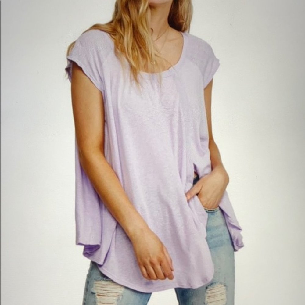 NWT Free People Keep It Casual Tee